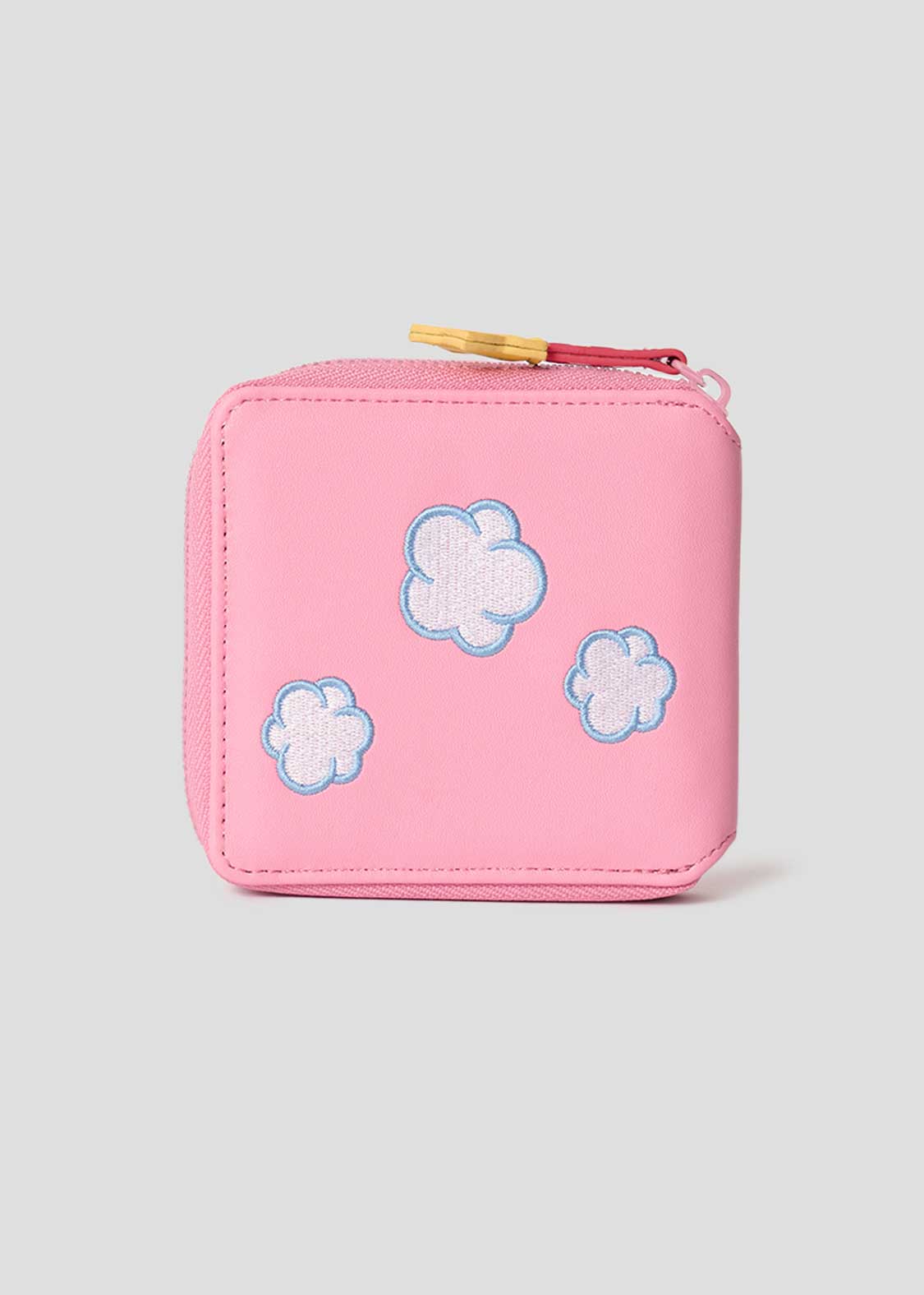 [預購優截止3月5日] Graniph x Kirby｜Puku Puku Kirby Zip Wallet (Pink)