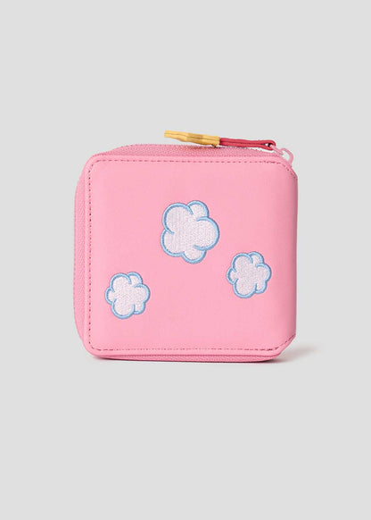 [預購優截止3月5日] Graniph x Kirby｜Puku Puku Kirby Zip Wallet (Pink)