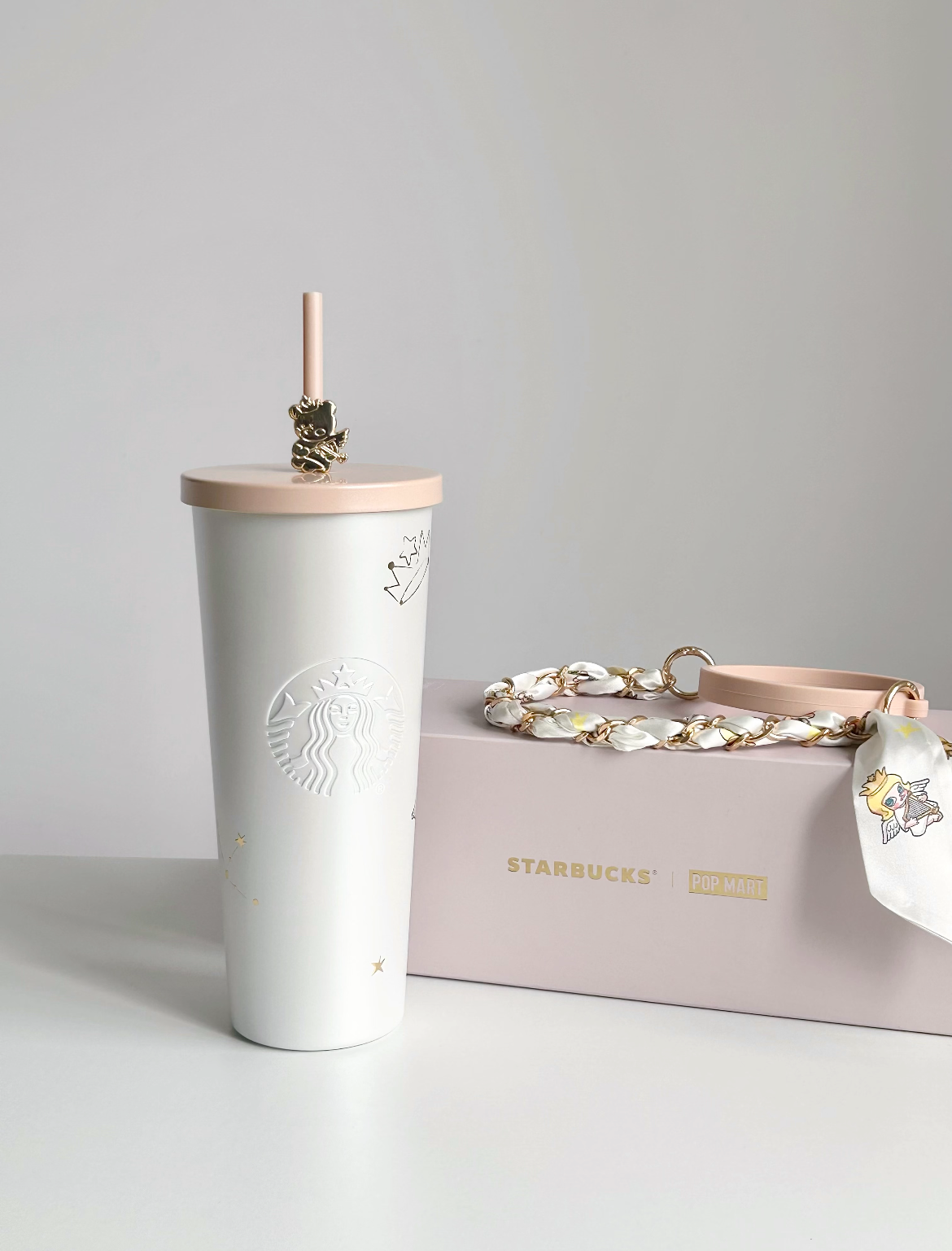 China｜ Starbucks x POP MART Molly Angel Travel Tumbler