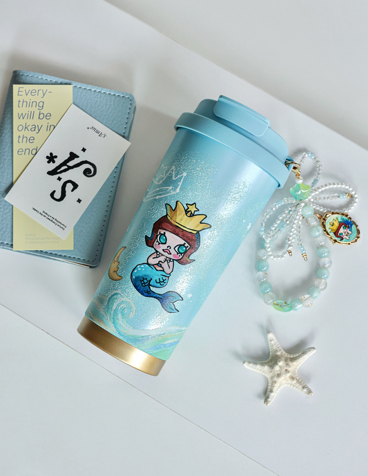 China｜ Starbucks x POP MART Molly Mermaid Travel Tumbler