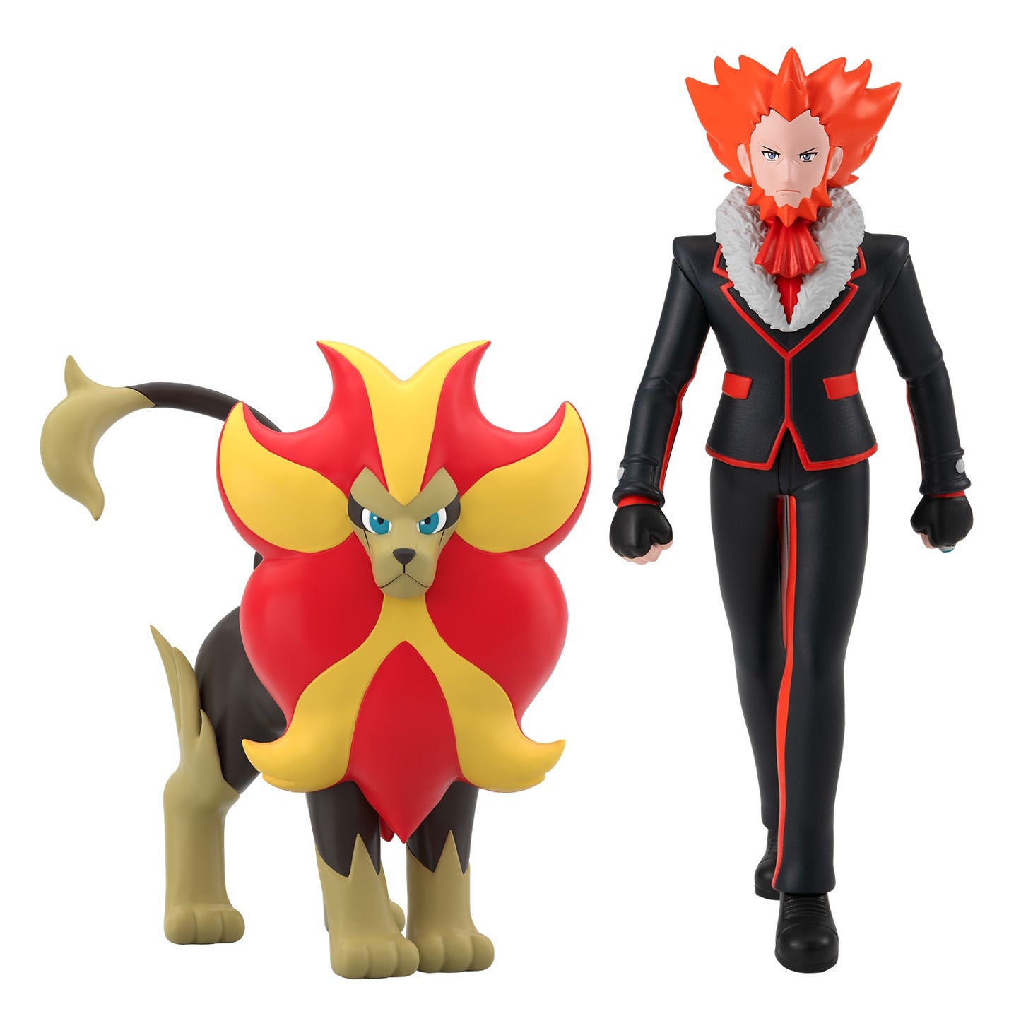 Pokémon Scale World Kalos Region Lysandre & Pyroar Figure Set