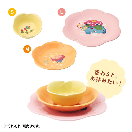 Pokémon Midarezaki Flower-Shaped Plate L