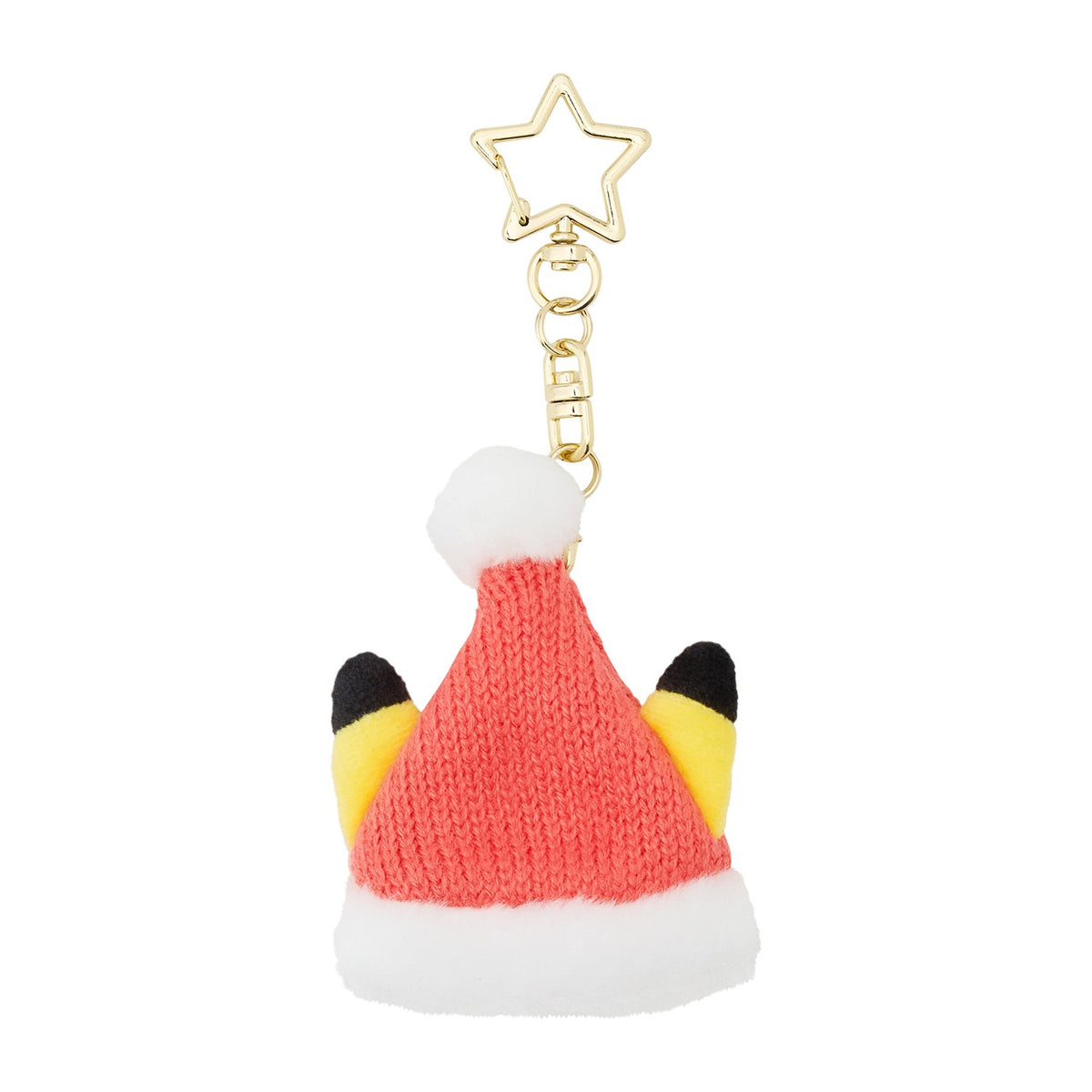 Japan｜ Pokémon Christmas Junbi Chu! Pikachu Ears Santa Hat Keychain