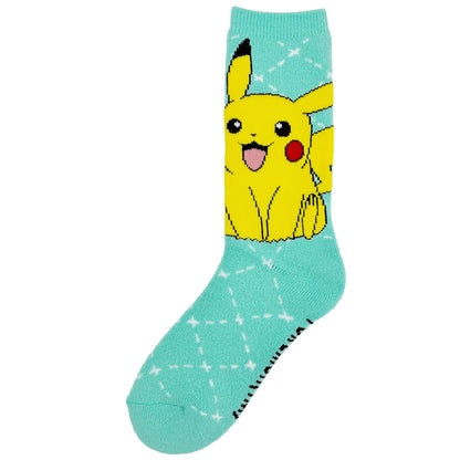 Pokémon Pikachu Plaid Fleece-Lined Room Socks official product image
