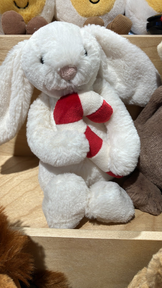 23/7 小店連線-8月中到貨  jellycat bunny with candy cane