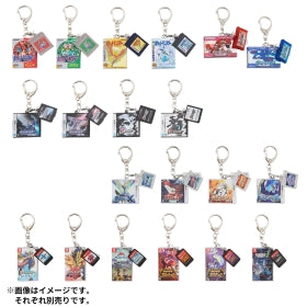 Pokémon Package & Game Card Keychain Collection 2006-2016