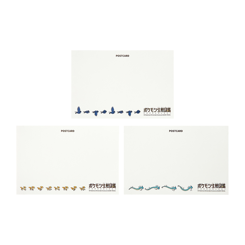Korea Exclusive｜Pokémon Ecology Pokédex Postcard Set