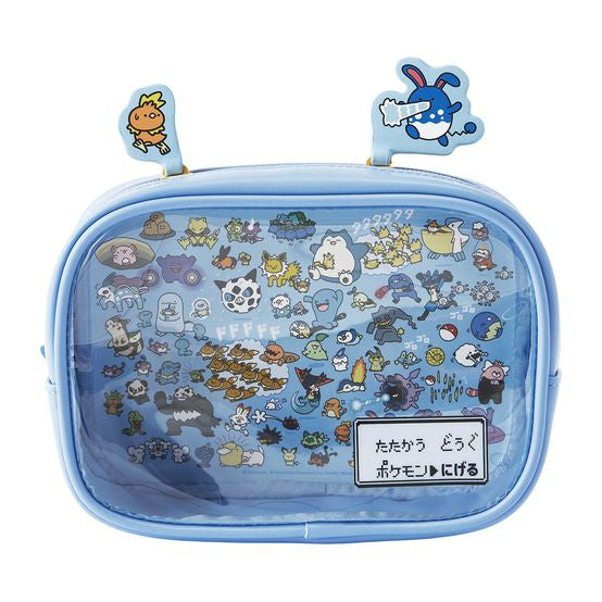 Korea Exclusive｜ Pokémon Azumarill & Torchic Run Away Clear Pouch