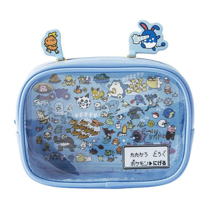 Korea Exclusive｜ Pokémon Azumarill & Torchic Run Away Clear Pouch