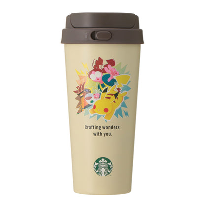Pokémon + STARBUCKS Stainless TOGO Bottle Pikachu 473ml