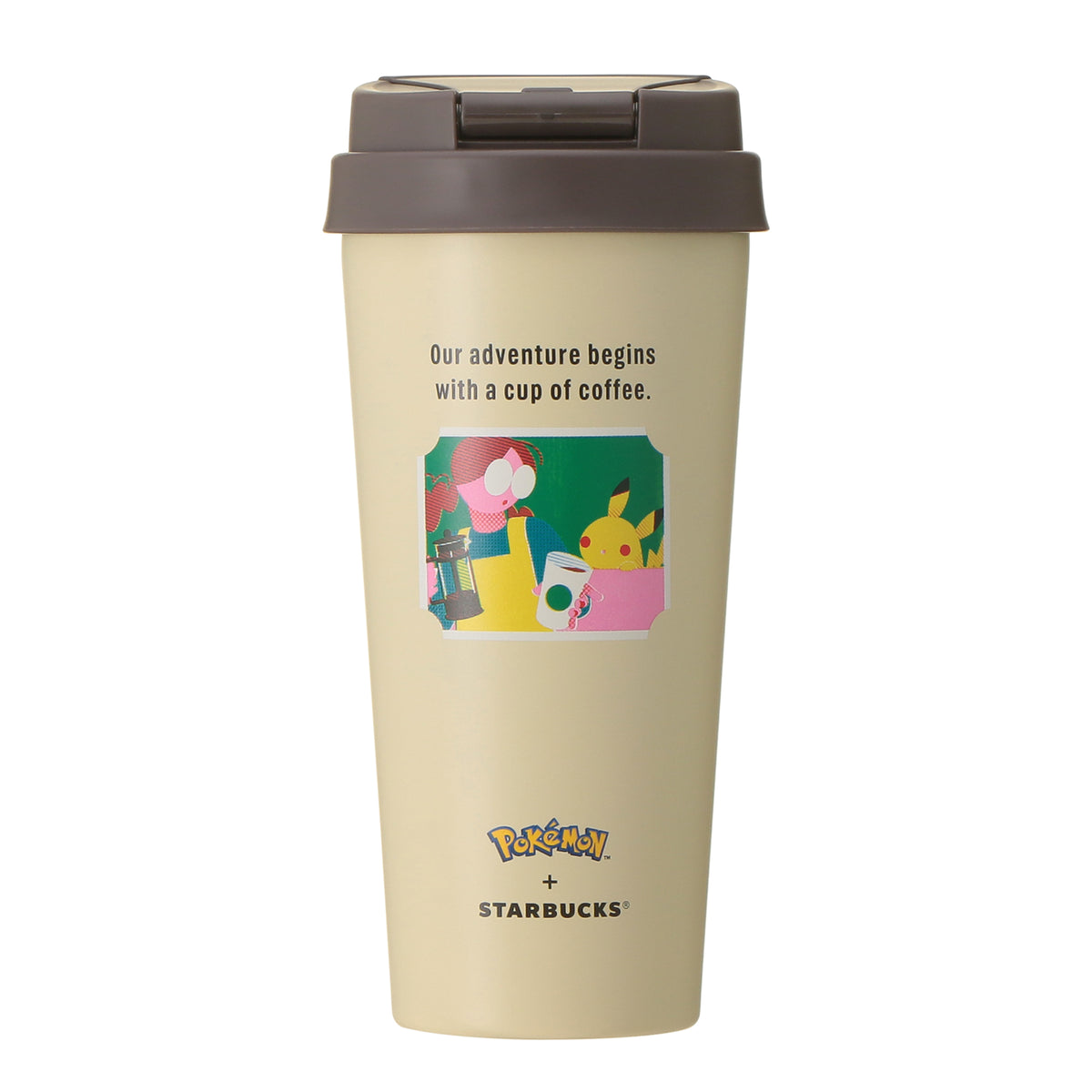 Pokémon + STARBUCKS Stainless TOGO Bottle Pikachu 473ml - Image 2