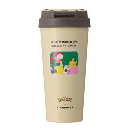 Pokémon + STARBUCKS Stainless TOGO Bottle Pikachu 473ml - Image 2