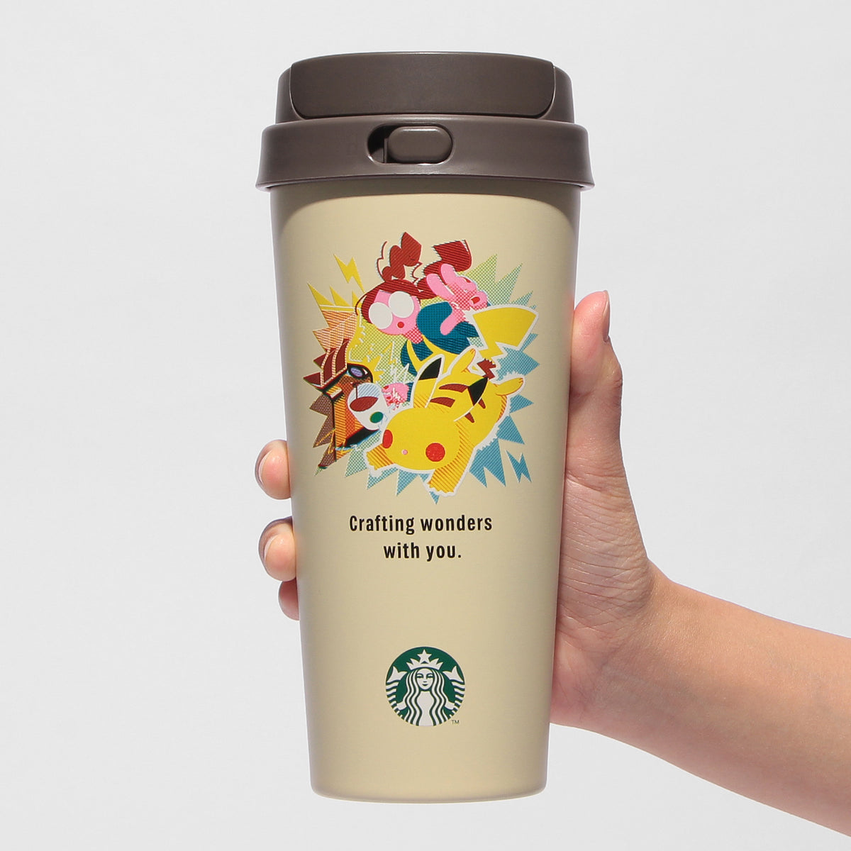 Pokémon + STARBUCKS Stainless TOGO Bottle Pikachu 473ml - Image 6