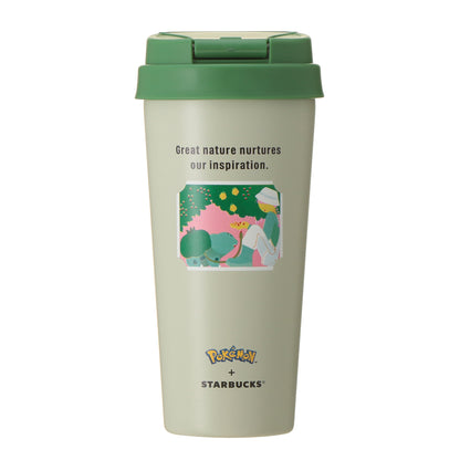 Pokémon + STARBUCKS Stainless TOGO Bottle Bulbasaur 473ml - Image 2