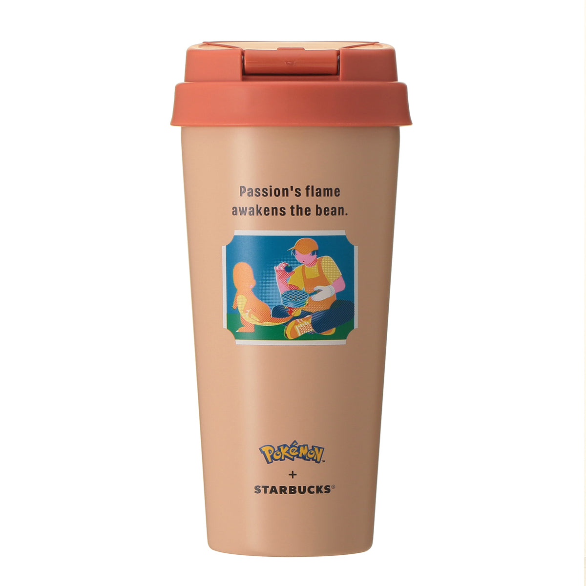 Pokémon + STARBUCKS Stainless TOGO Bottle Charmander 473ml - Image 2