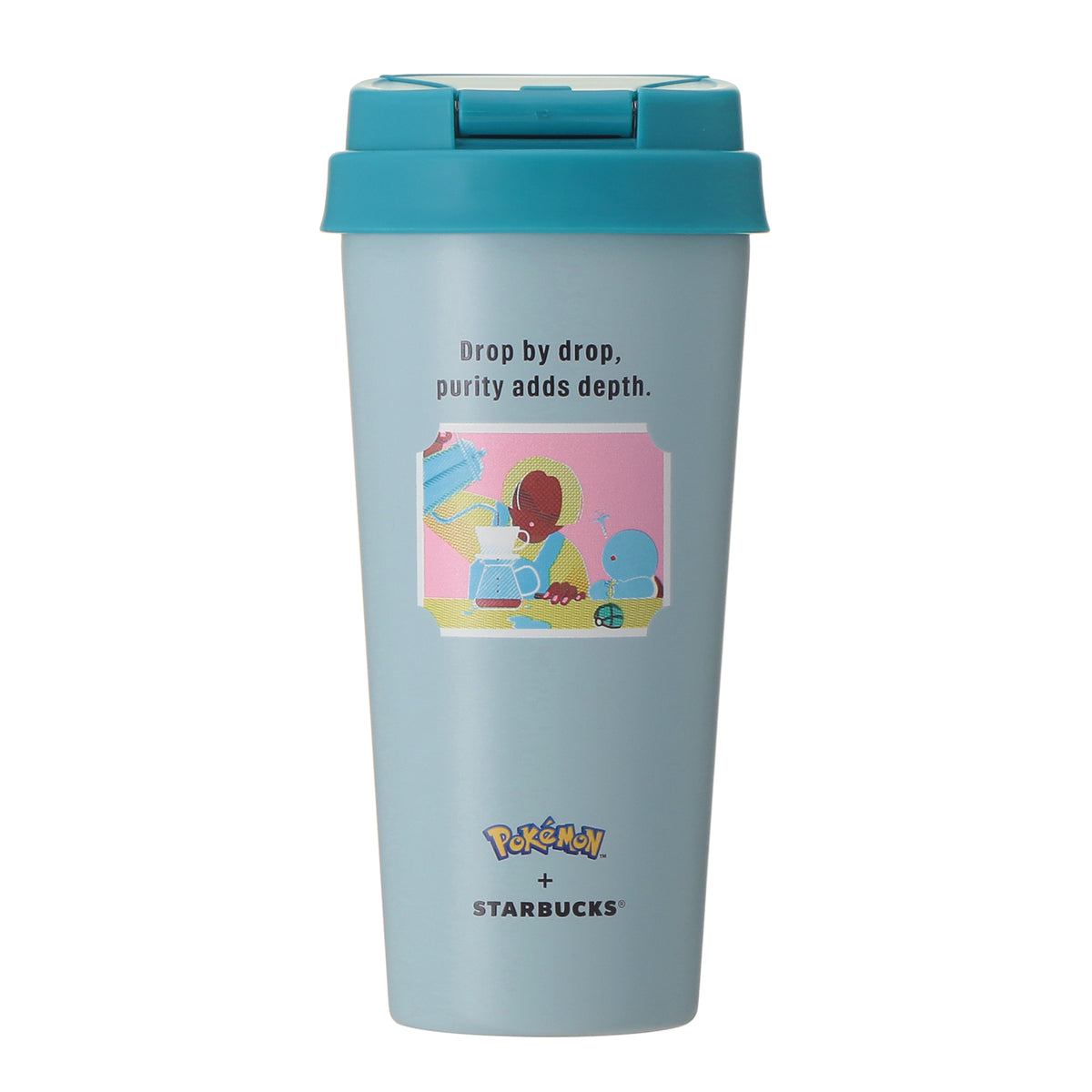 Pokémon + STARBUCKS Stainless TOGO Bottle Squirtle 473ml - Image 2