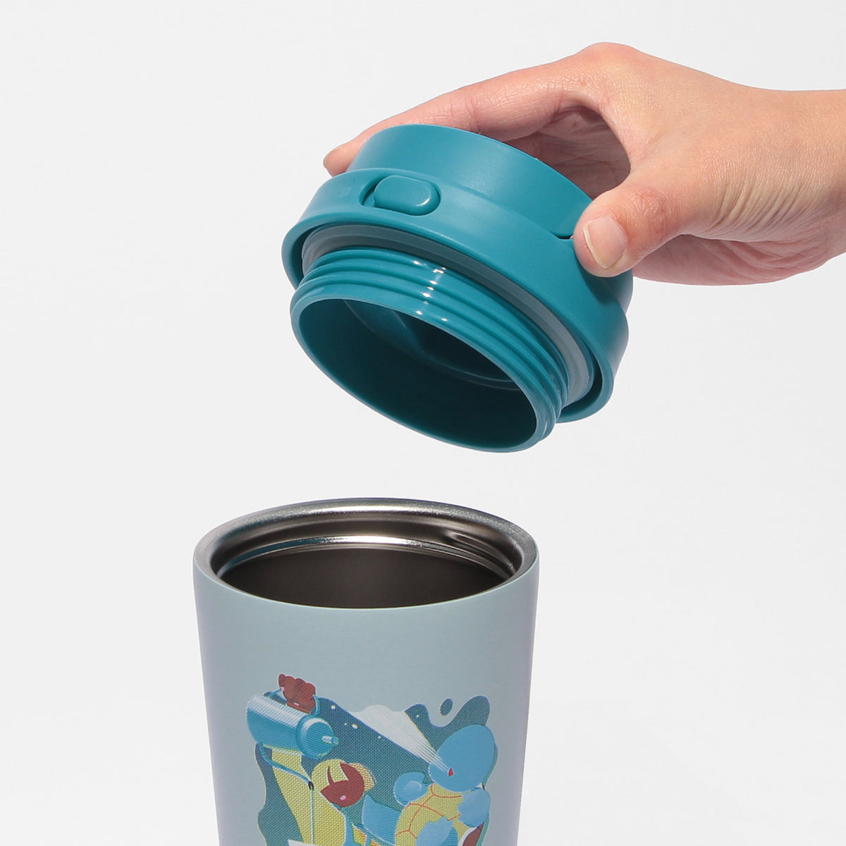 Pokémon + STARBUCKS Stainless TOGO Bottle Squirtle 473ml - Image 8