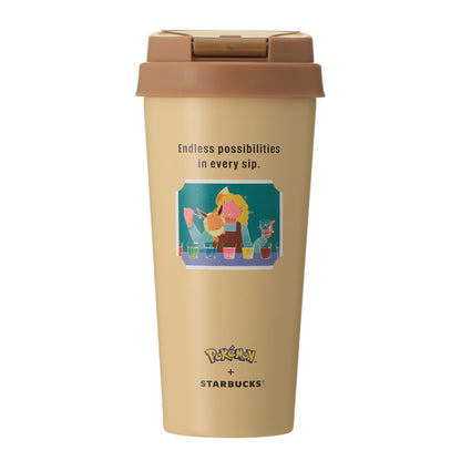 Pokémon + STARBUCKS Stainless TOGO Bottle Eevee 473ml - Image 2