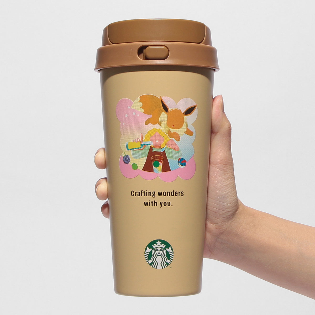 Pokémon + STARBUCKS Stainless TOGO Bottle Eevee 473ml - Image 6
