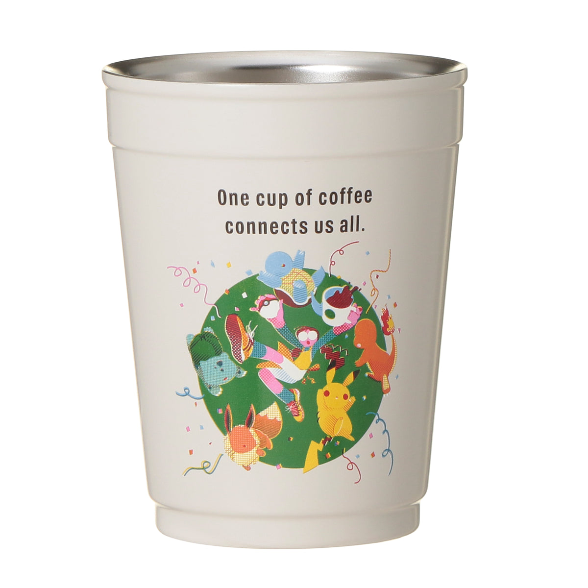 Pokémon + Starbucks 2-Way Stainless Steel Cup / Holder Coffee Connection 355ml