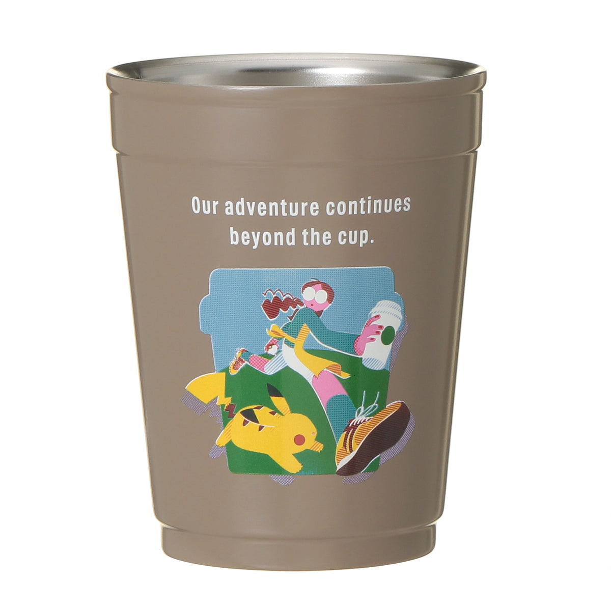 Pokémon + Starbucks 2-Way Stainless Steel Cup / Holder Coffee Adventure 355ml