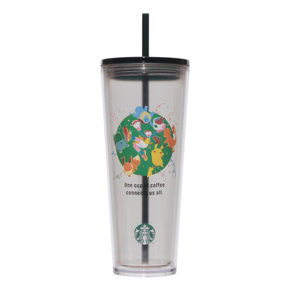 Pokémon + Starbucks Cold Cup Tumbler Coffee Connection 710ml