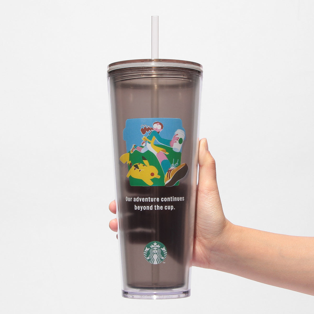 Pokémon + Starbucks Cold Cup Tumbler Coffee Adventure 710ml