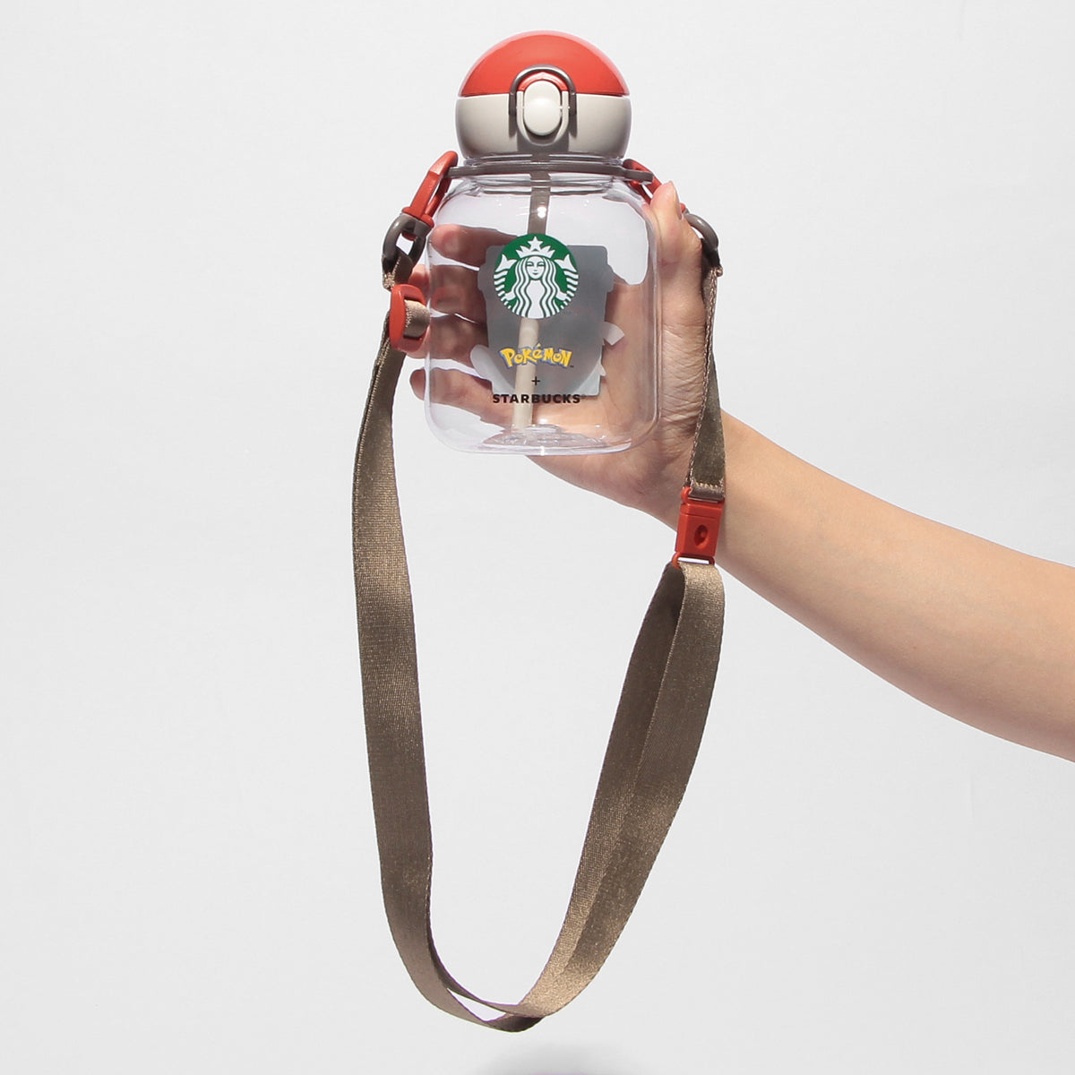Pokémon + Starbucks Straw Tumbler with Strap Coffee Adventure 458ml