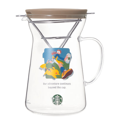 Pokémon + STARBUCKS Glass Drip Coffee Maker Coffee Adventure