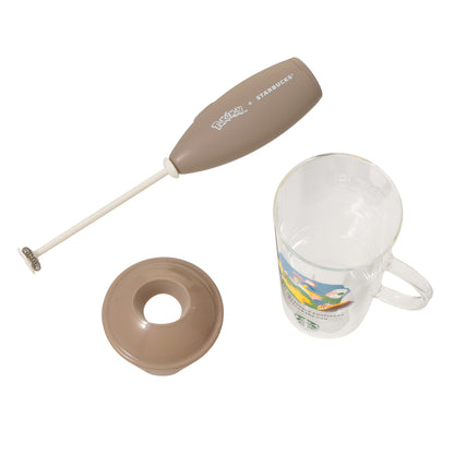 Pokémon + STARBUCKS Milk Frother & Cup Coffee Adventure