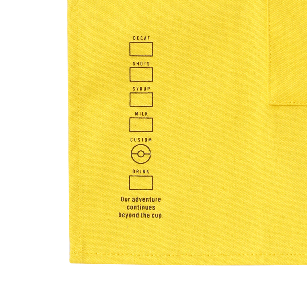 Pokémon + STARBUCKS Kids Apron Pikachu