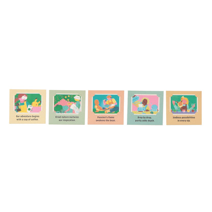Pokémon + STARBUCKS Art Sticker Set