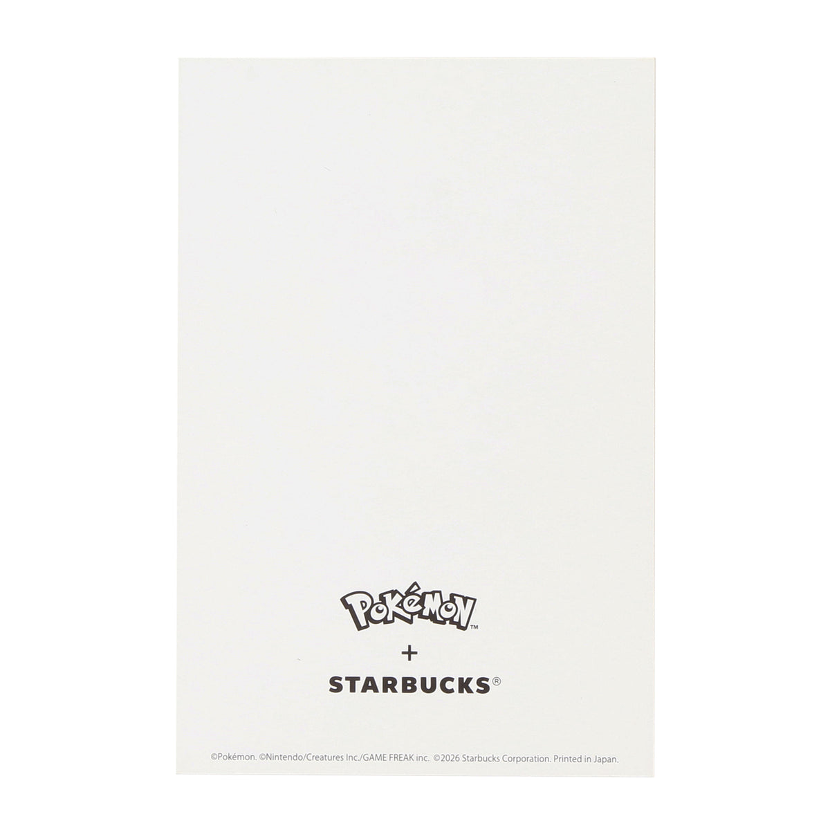Pokémon + STARBUCKS Art Postcard Set