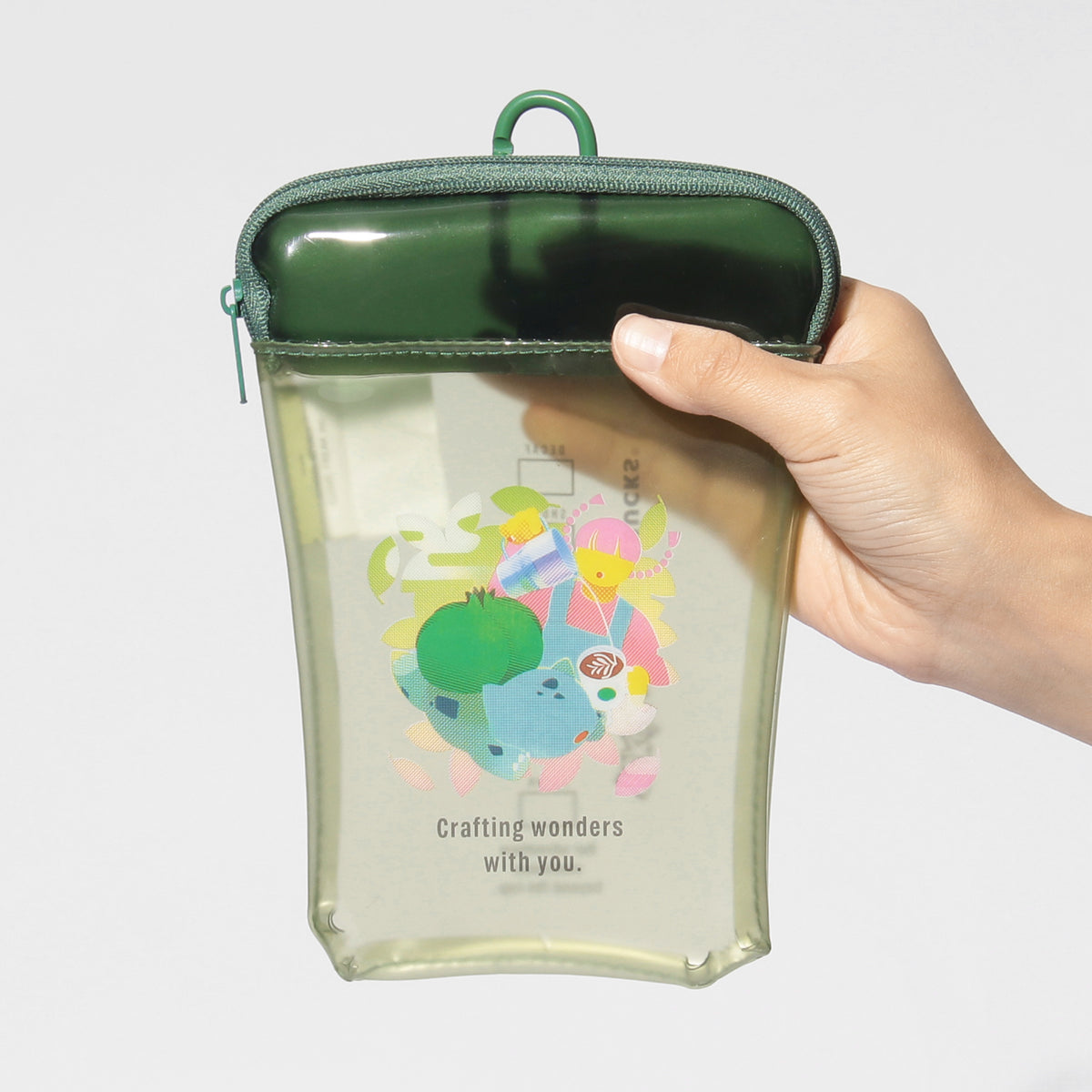 Pokémon + STARBUCKS Cup-Shaped PVC Pouch Bulbasaur