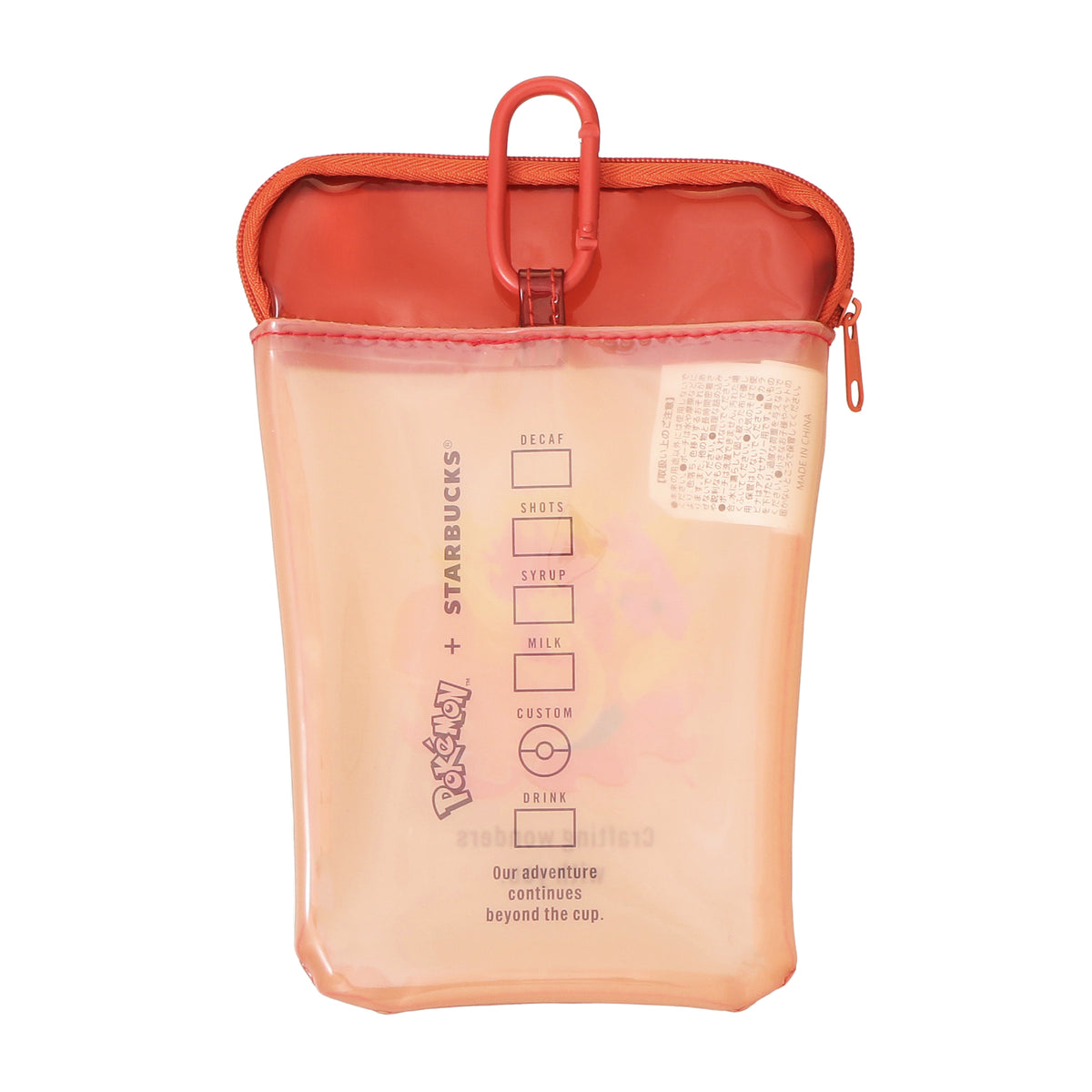 Pokémon + STARBUCKS Cup-Shaped PVC Pouch Charmander