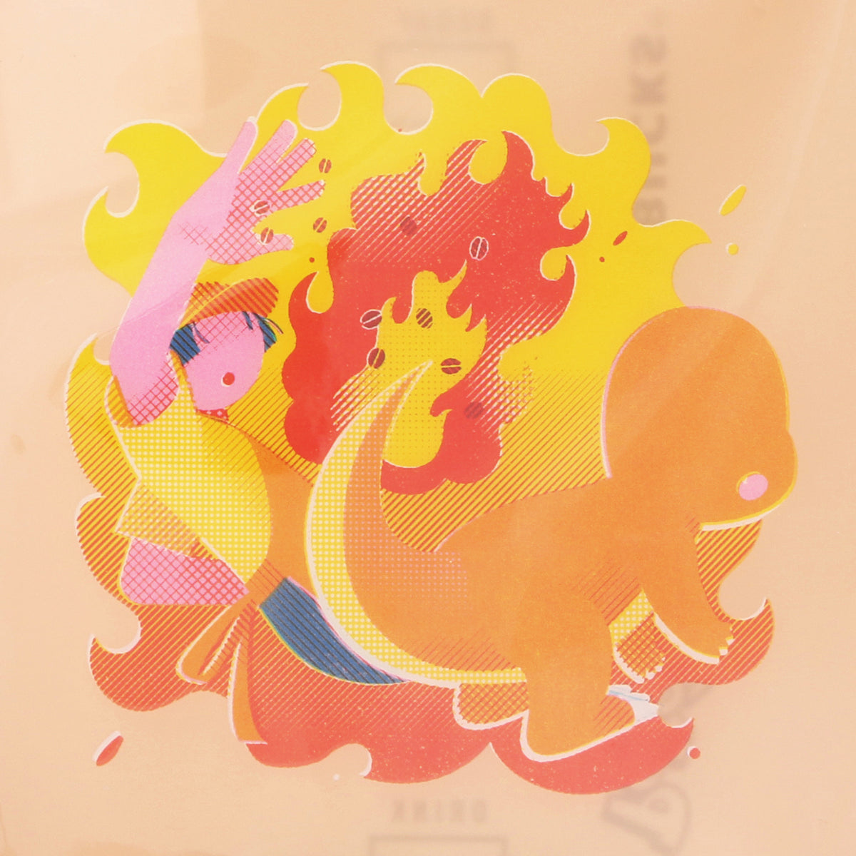 Pokémon + STARBUCKS Cup-Shaped PVC Pouch Charmander