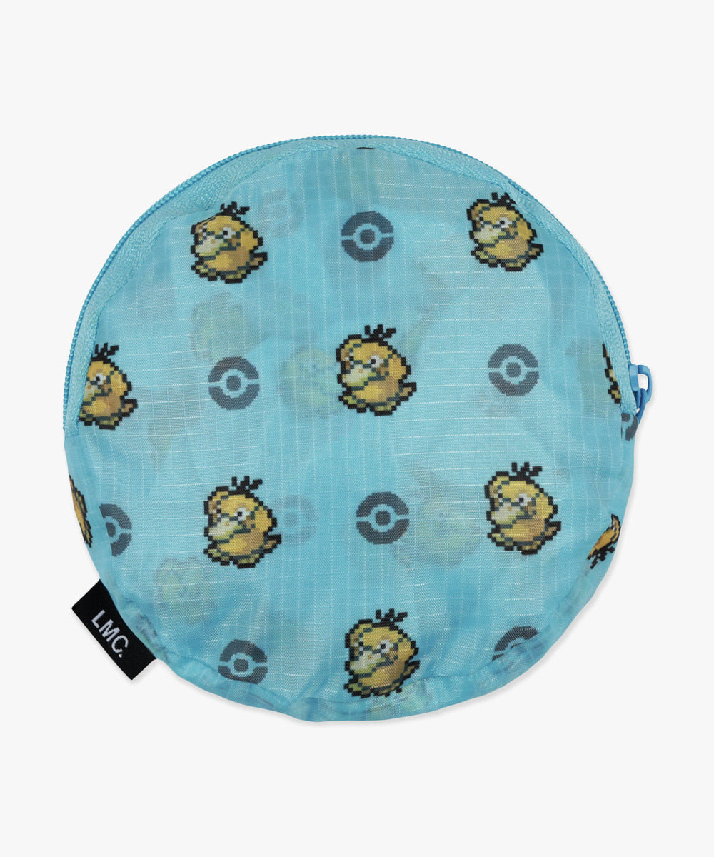 Pokémon Pixel Art Monster-Ball Packable Bag Blue