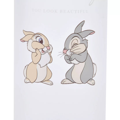 日本Disney 迪士尼 pastel bunnies 透明磨砂水瓶