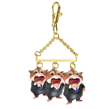 Lemming Businessmen Keychain