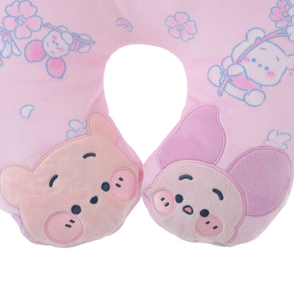 [預購優惠至1/13]日本限定｜Winnie the Pooh & Piglet 2-Way Neck Pillow (DISNEY SAKURA COLLECTION 2026)