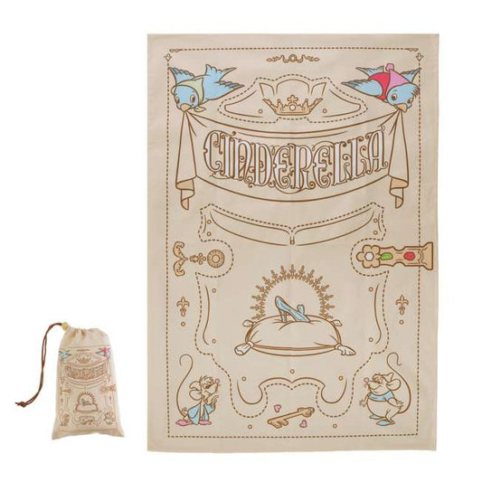 Cinderella Leisure Sheet with Pouch Storybook Disney Leisure Time