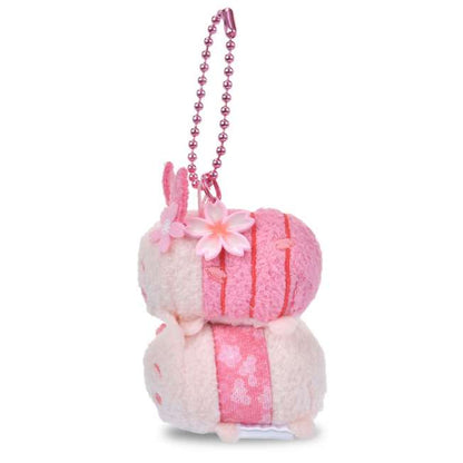 [預購優惠至1/13]日本限定｜Tsum Tsum Pooh & Piglet Plush Keychain - Japanese Style Sakura