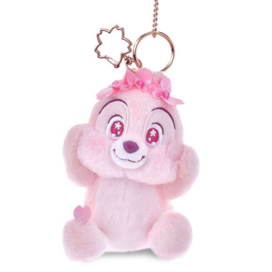 [預購優惠至1/13]日本限定｜Chip Plush Keychain - Sakura Highlight (Disney Sakura Collection 2026)