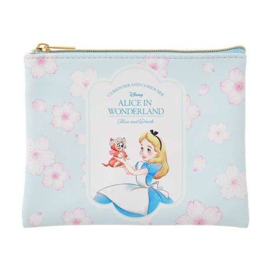 [預購優惠至1/13]日本限定｜Alice & Dinah Flat Pouch (S) (Sakura Watercolor)