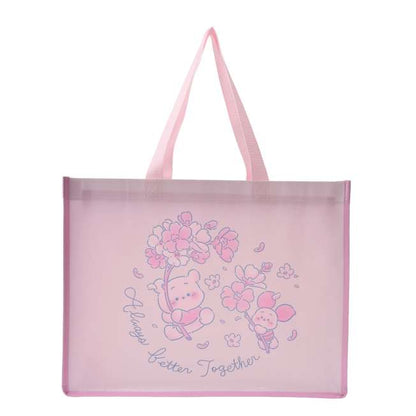 [預購優惠至1/13]日本限定｜Pooh & Piglet Shopping Bag (Eco Bag) - Disney Sakura Collection 2026