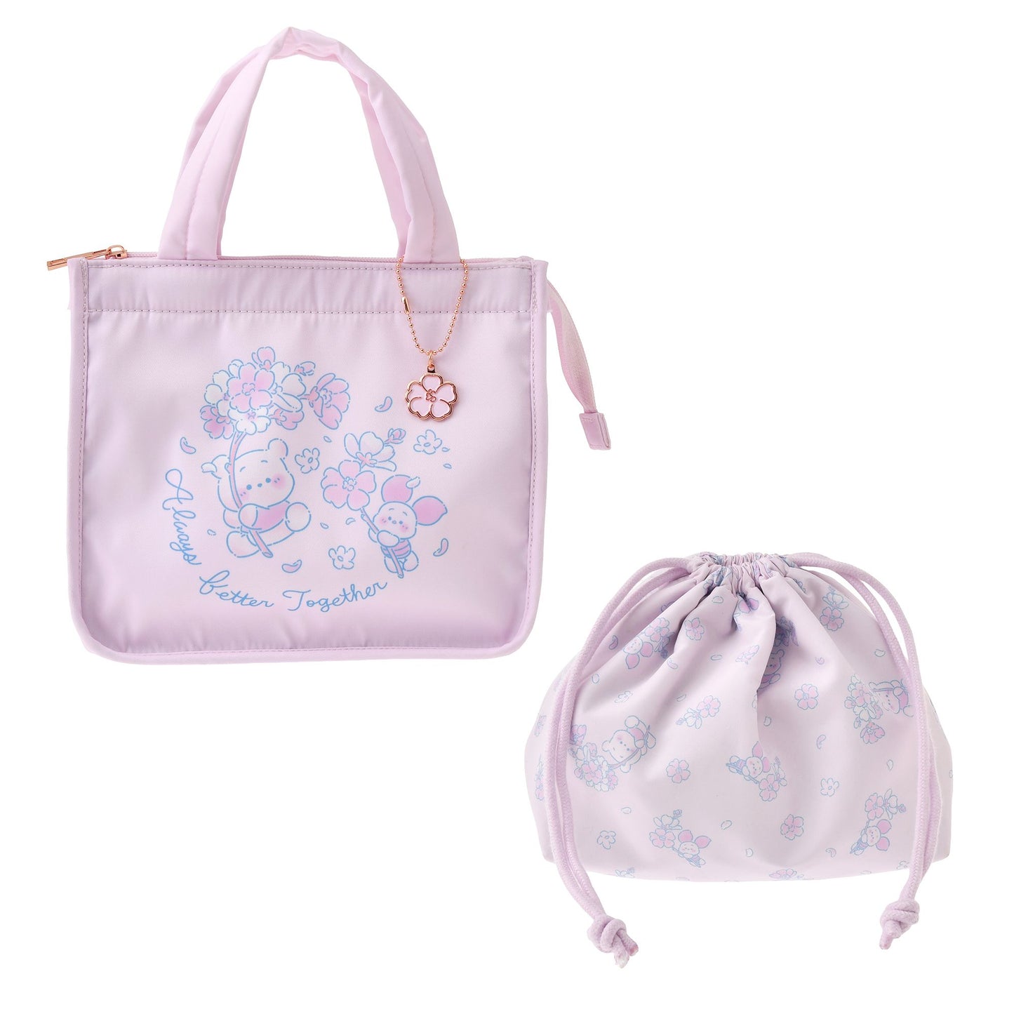 [預購優惠至1/13]日本限定｜Pooh & Piglet Cooler Bag & Pouch Set with Charm