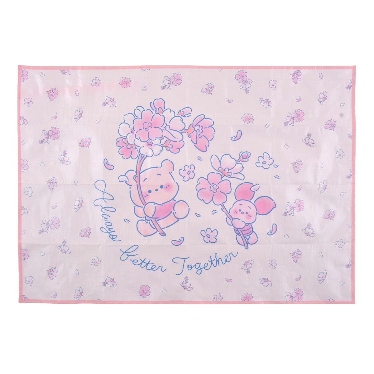 [預購優惠至1/13]日本限定｜Winnie the Pooh & Piglet Picnic Mat with Bag (DISNEY SAKURA COLLECTION 2026)