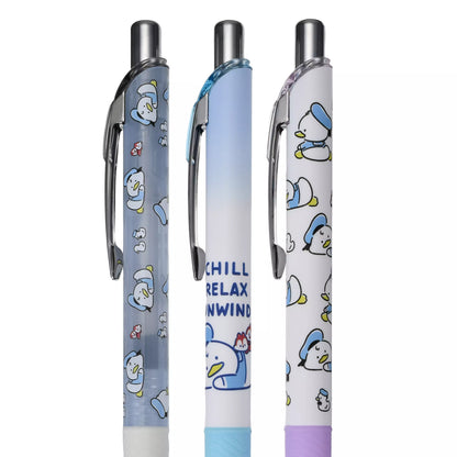 Japan｜Disney Donald Duck Chip n Dale EnerGel Ballpoint Pen Set