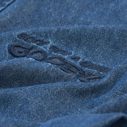 Goofy Denim Blue Long Sleeve Shirt GOOFY FASHION 2026