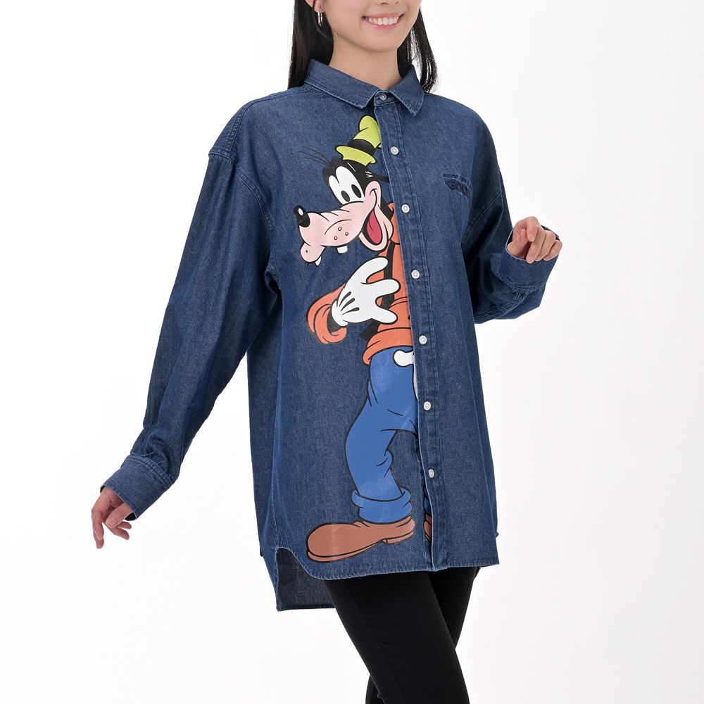 Goofy Denim Blue Long Sleeve Shirt GOOFY FASHION 2026